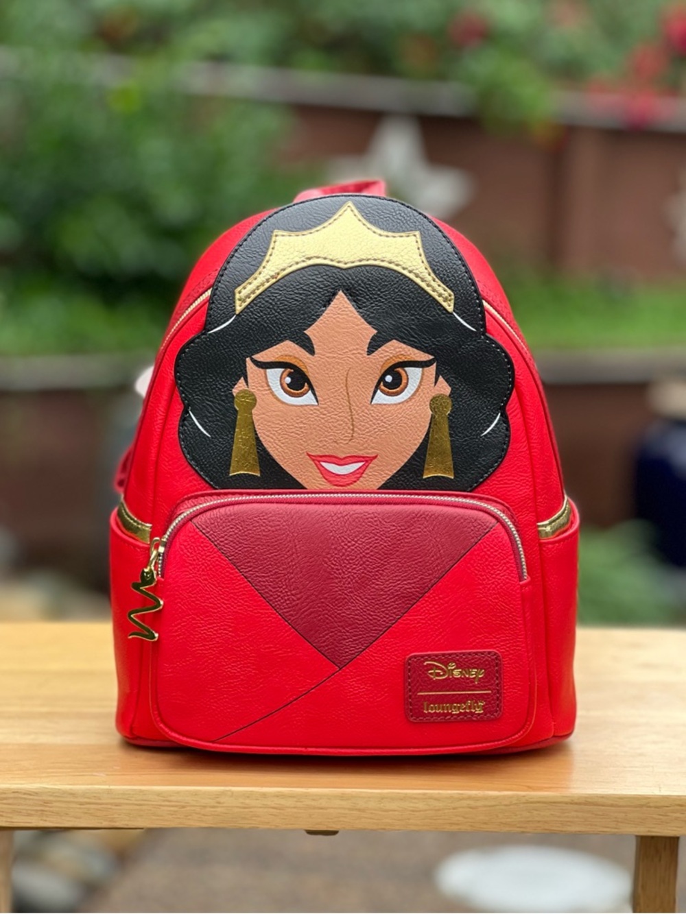 Loungefly Disney Aladdin Red Jasmine Cosplay Mini Backpack EE EXCLUSIVE NWT